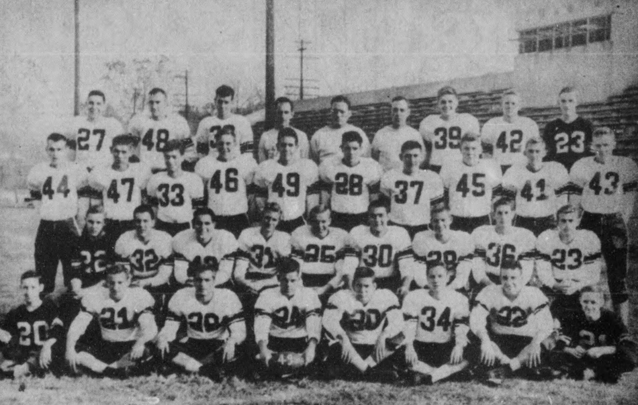 1949 Football team photo