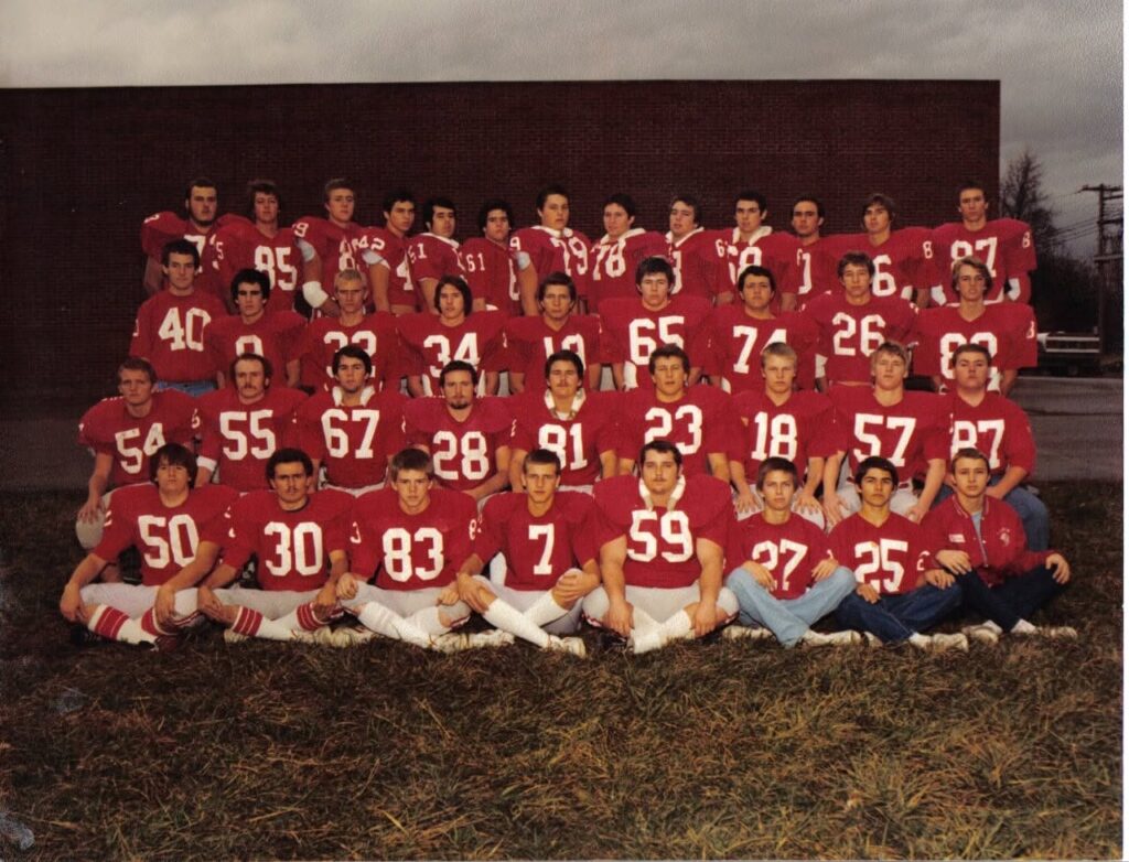 1980 Football team photo
