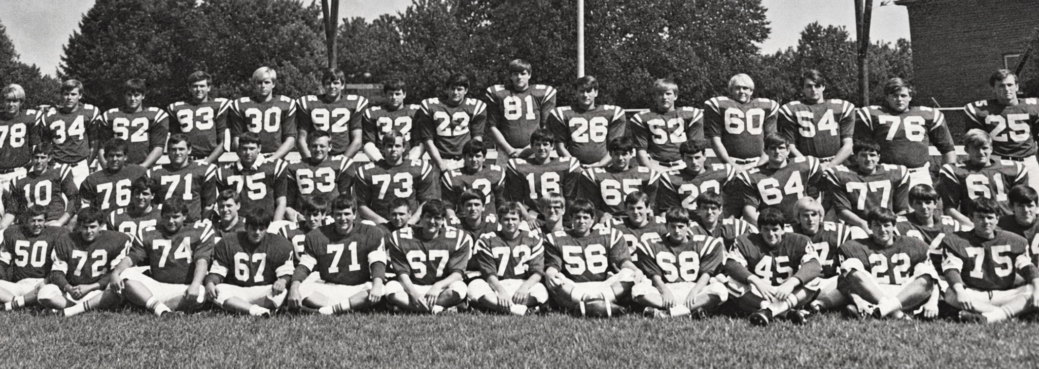 1969 Football team photo